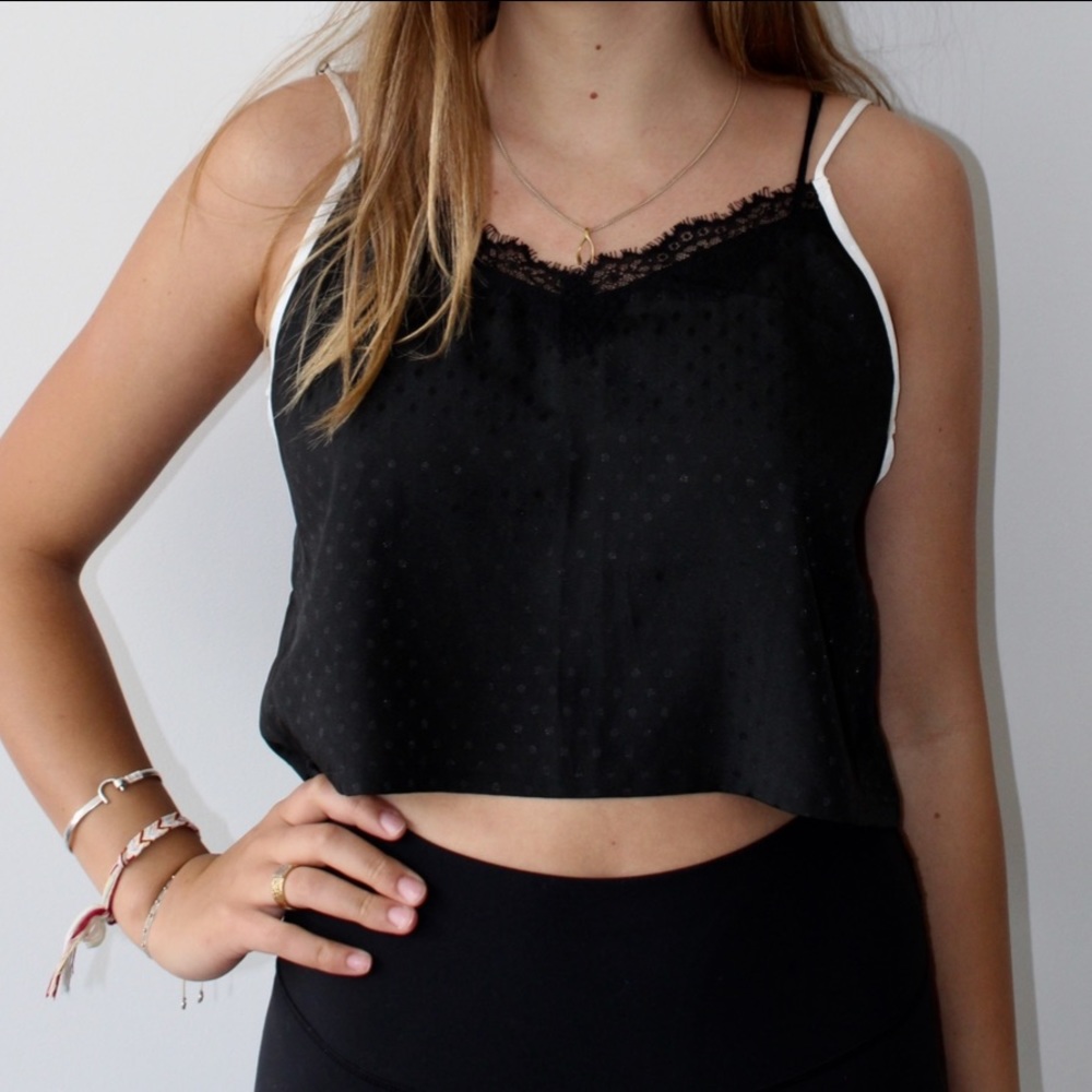 Urban Outfitters silk crop